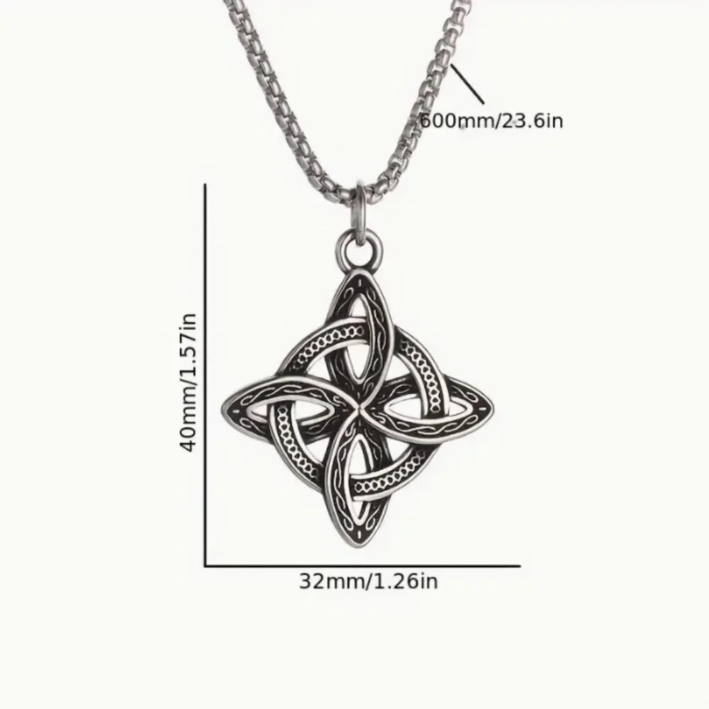 Celtic Witch Magic Knot Necklace NWT